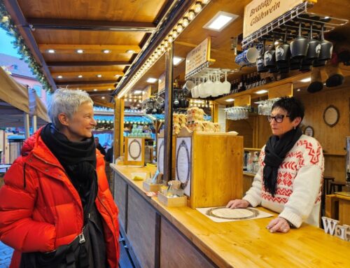 Oberbürgermeisterin Kimmel besuchte alle Lautrer Weihnachtsmärkte